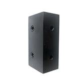 10mm Square Wall Bracket - Matt Black